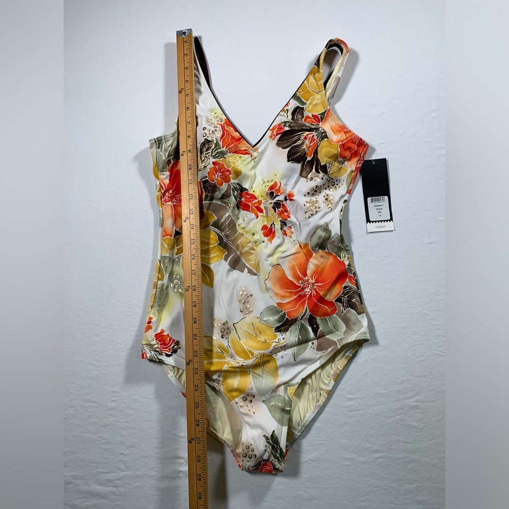 Floral One-Piece Swimsuit - Picture 5 of 11